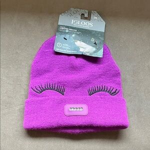 Igloo Youth Lighted Purple Beanie